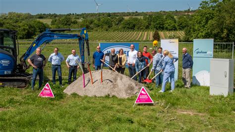 Spatenstich F R Den Glasfaserausbau Guntersblum