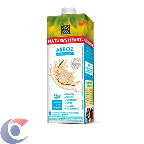 Bebida Vegetal Natures Heart Arroz 1l Carone