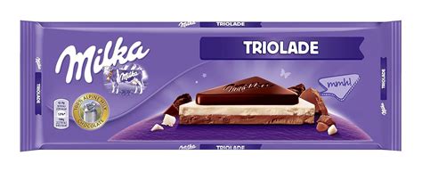 Amazon Milka Triolade Chocolate Grande Oz Comida Gourmet