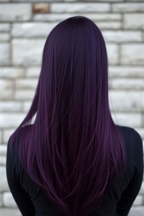 42+ Stunning Midnight Purple Hair Ideas