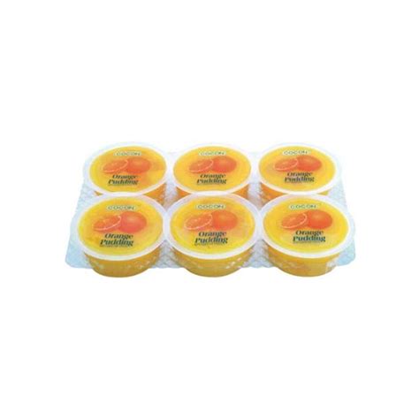 Cocon Nata De Coco Pudding Orange 6x80g Oriental Shop