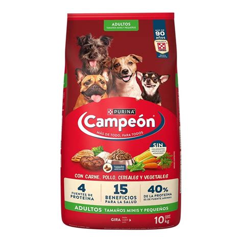 Croqueta Para Perro Purina Campe N Adultos Tama Os Minis Y Peque Os