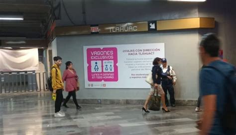 8M Vagones Exclusivos Para Mujeres En El Metro De La CDMX Desde