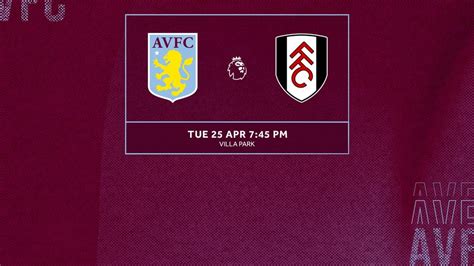 Fulham Ticket Details Avfc