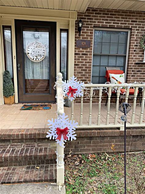 Diy Dollar Tree Holiday Porch Decorations Craft Room Time