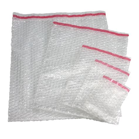 Clear Self Seal Bubble Wrap Bags Packability