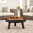 Amazon Esschert Design Low Firepot Outdoor Fireplaces Patio