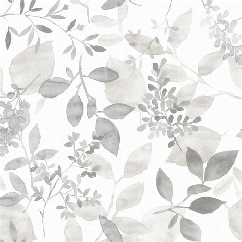 Nuwallpaper Grey Breezy Peel And Stick Wallpaper