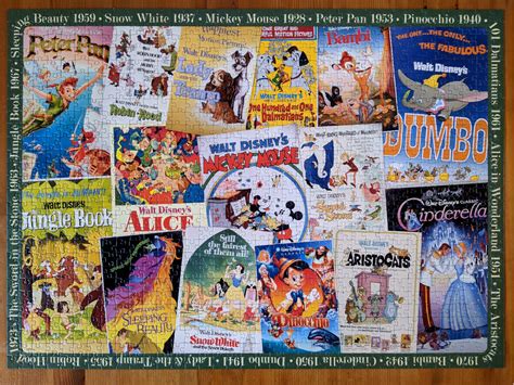 Which is Your Favorite Disney Vintage Movie Posters? - Puzzle Twins