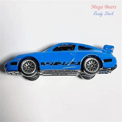 Hot Wheels Fast Furious Porsche Gt Rs Blue No Box Picclick Uk