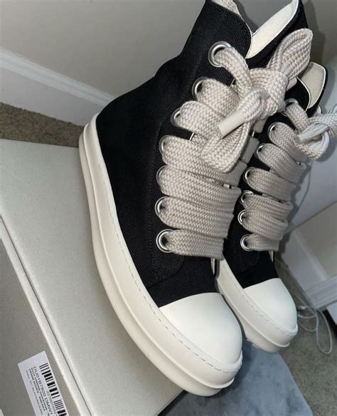 Rick Owens DRKSHWD Jumbo Lace High Rick Owens Shoes Swag Shoes