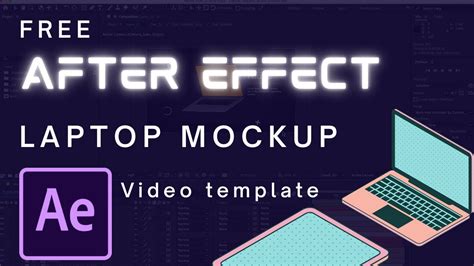 FREE After Effects Laptop Mockup Template Creative And Unique Website