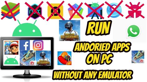 How to Run Android Apps On PC Without Emulator | PC Me Android App ...