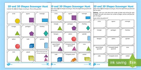 What Are 2d Shapes Differences Between 2d And 3d Shapes