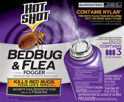 Hot Shot HG 95911 Bedbug Flea Fogger Aerosol 2 3 2 Ounce Walmart
