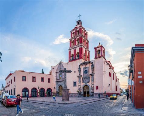 Santiago de Queretaro editorial stock photo. Image of attraction ...