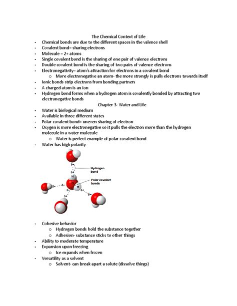 Chemistry of Life - Includes introduction to chemical bonding as well