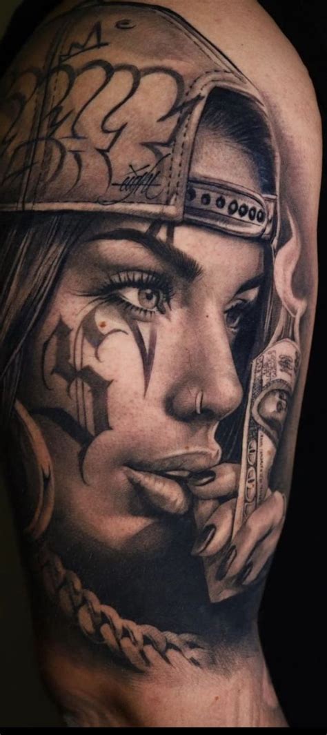 Cholo Tattoo Chicanas Tattoo Chicano Style Tattoo Money Tattoo Hard