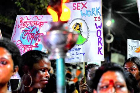 Sex Workers Shout Slogans While Marching Editorial Stock Photo Stock Image Shutterstock