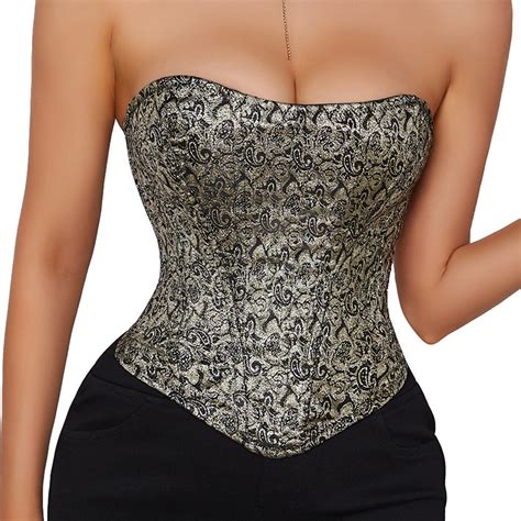 Beonlema Bones Top Women Slim Corset Waist Trainer Steampunk Overbust