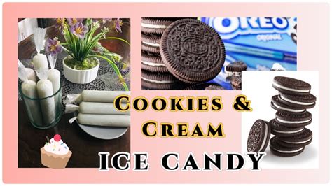 Cookies And Cream Ice Candy Oreo Cookies Flavor Pang Negosyo Recipe Youtube