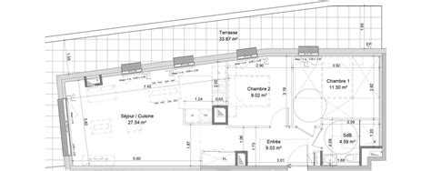 Plan Appartement T3 De 61 68 M² Neuf à Mondeville Résidence « Les