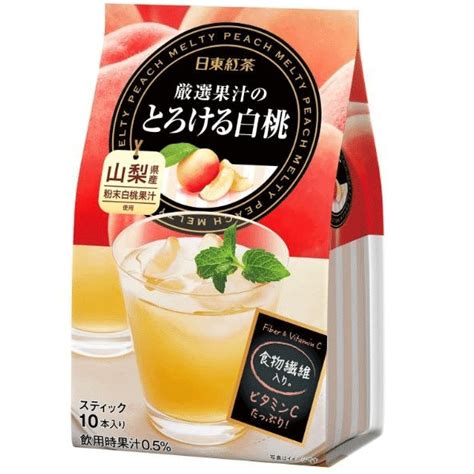 Nitto Torokeru Peach Flavor Royal Milk Tea 140g NikanKitchen 日韓台所