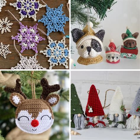 65 Gorgeous Crochet Christmas Ornaments - Cream Of The Crop Crochet