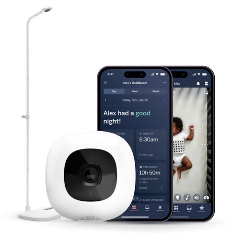 Nanit Pro Smart Infant Monitor with HD Camera, Sound Audio, Movement ...