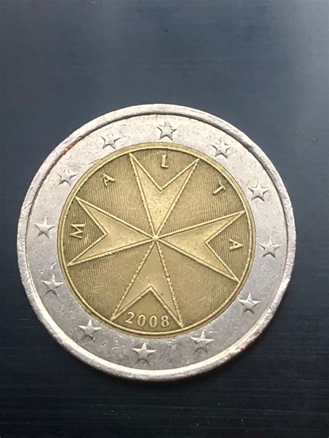 Pi Ce De Euros Malte Etsy France