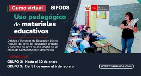 Minedu Inscr Bete Al Curso Virtual Uso Pedag Gico De Materiales