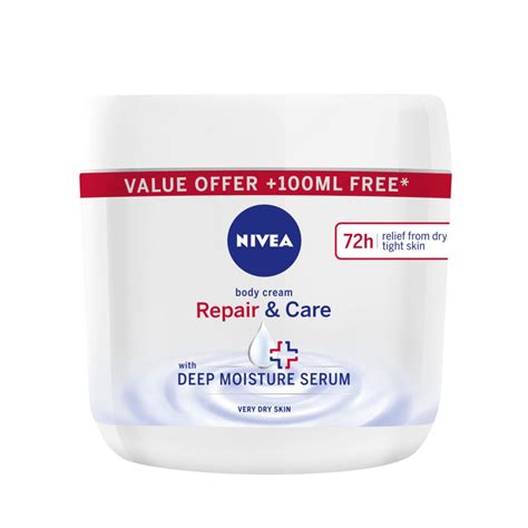 Nivea Repair Care Original Body Cream With Deep Moisture Serum Ml