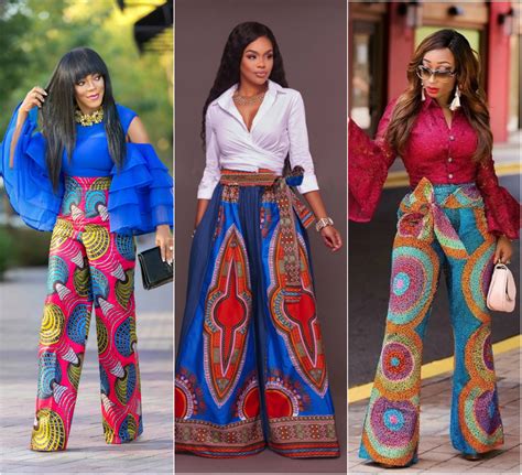 45 Ways African Women Are Rocking Ankara Palazzo Trousers With Tops