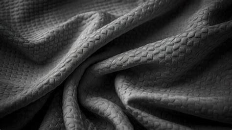 Premium Photo | A close up of a black and grey snake skin blanket.