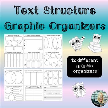 Text Structure Graphic Organizers by The Reimagined Teacher | TPT