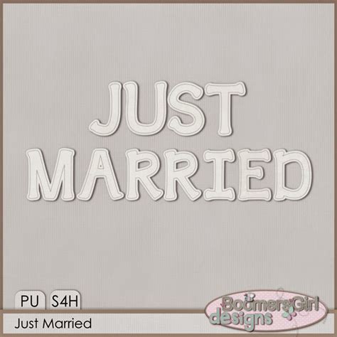 Boomersgirl Designs Just Married Digital Kit