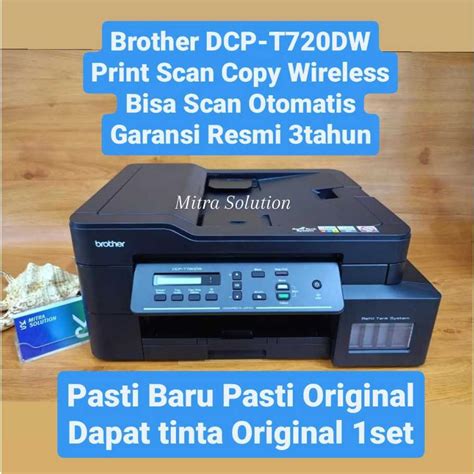 Jual Printer Brother Dcp T720dw T720 T 720 Inkjet Aio Print Scan Copy