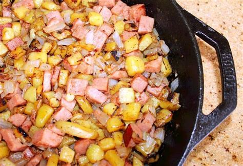 Spam Vs Spam Recipe Spam And Potato Hash Spam Recipes Recipes Southern Recipes