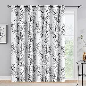 Amazon Fmfunctex Blackout Patio Sliding Glass Door Curtains