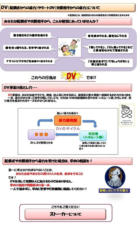 福岡県警察 Dv（配偶者からの暴力等）について