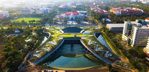 Geometric Architecture Thammasat University Urban Rooftop Farm 幾何建築之美