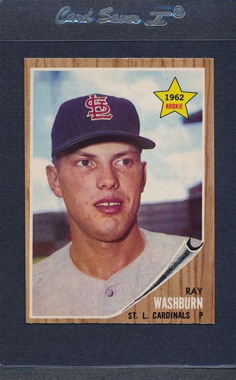 Topps Ray Washburn Cardinals Ex Mt Ebay