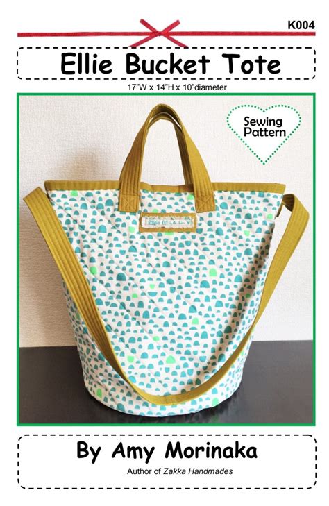 Free Bucket Tote Bag Pattern IUCN Water