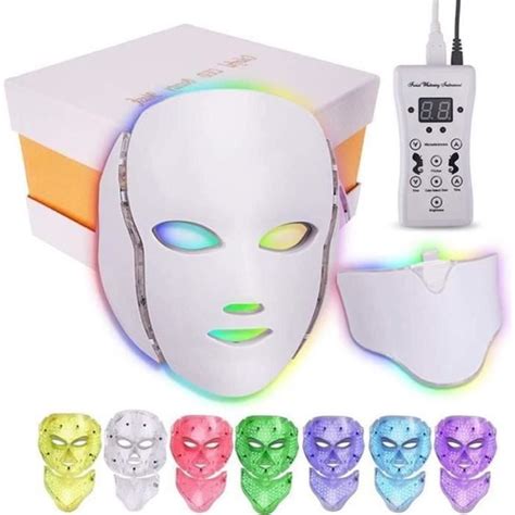 Led Th Rapie Masque Facial Couleurs Lumi Re Photon Machine Masque