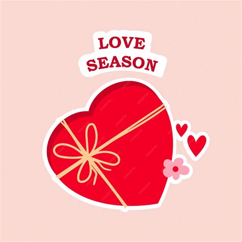 Premium Vector Flat Valentines Day Stickers Collection