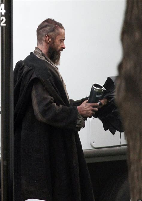 Hugh Jackman On Set Of 'Les Miserables' - In Character As Jean Valjean ...