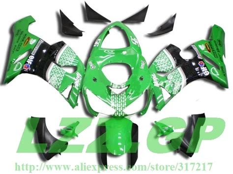 Injection Green Black Fairing Kit For Ninja Zx 6r 636 05 06 Zx 6r Zx6r