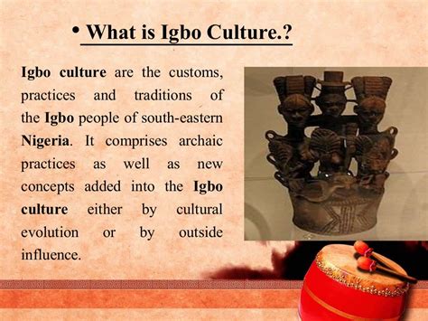 Igbo Culture And Society In Things Fall Apart