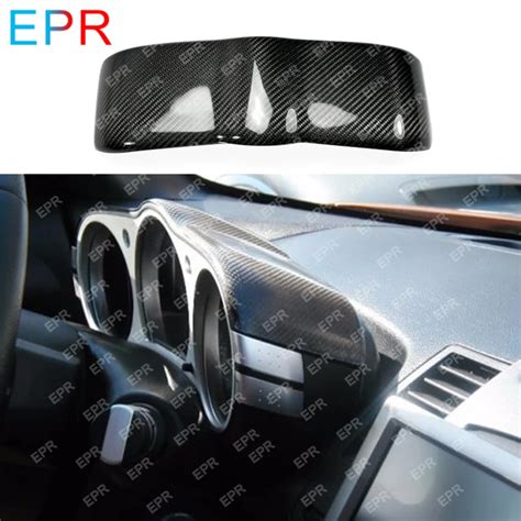 For Nissan 350Z Z33 Carbon Fiber Dial Dash Cover Body Kit Car Styling