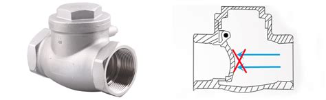 Amazon 1 Inch Swing Check Valve WOG 200 PSI Stainless Steel